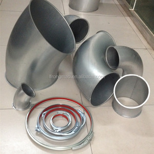 Válvula de Compuerta de Conducto de 100 mm / 4 Pulgadas, Galvanizada, de Operación Manual, Amortiguador Deslizante para Colector de Polvo - Product Image 5