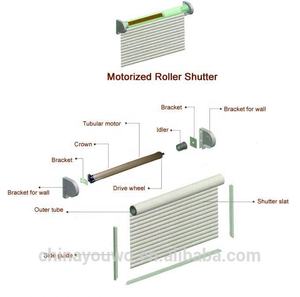 Bán Buôn Tự Động Dân Cư Nhôm Roller <span class=keywords><strong>Shutter</strong></span> <span class=keywords><strong>Gates</strong></span> <span class=keywords><strong>Rolling</strong></span> Up 16X7 Garage Doors Roll Top Âm Thanh Bằng Chứng Cửa Trượt - Product Image 3