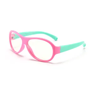 Jh Eyewear Anti Blauw Licht Ontwerp Computer Reading Kid Brillen Vierkante Kinderen Monturen 2021