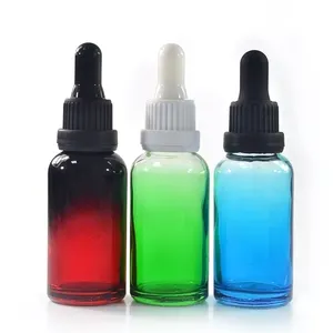 5 Ml 10 Ml 15 Ml 20 Ml 30 Ml 50 Ml 60 Ml 100 Ml Gradiënt Blauw Rood Groen dropper Fles Met Verzegelde Afsluitdop