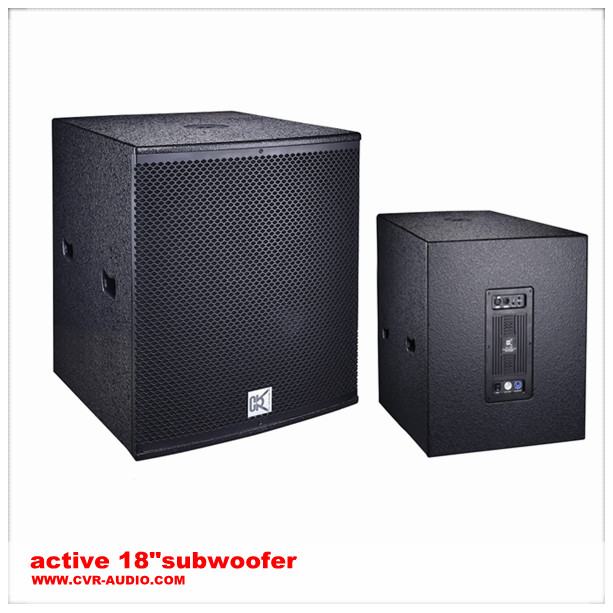 パッシブ/アクティブスピーカー 21インチサブウーファー 1200W RMS黒木製
