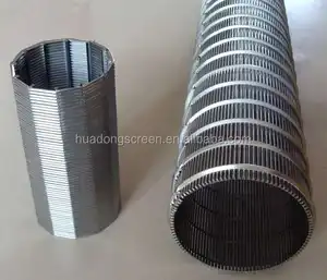 Johnson type water well screen pipe/stainless steel casing pipe