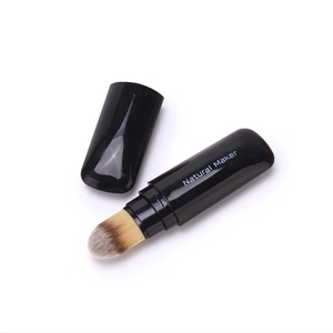 Portátil 1PC retráctil de pinceles de maquillaje <span class=keywords><strong>Pro</strong></span> de fundación de polvo corrector Contorno de cepillos herramientas cosméticas - Product Image 2