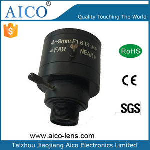 1/3" F1.6 Manual Iris 1.3mp 4-9mm M12 S-mount Smount Megapixel Cctv Varifocal Vario Zoom Board Camera Lens