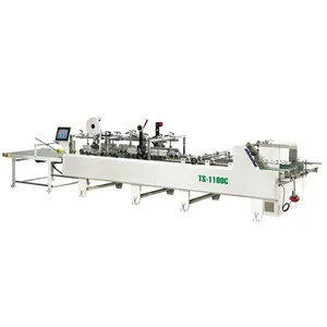 KQ# TS-1100C Fully automatic double side tape applicator machine pastech tape for corrugated Carton