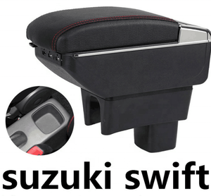 กล่องคอนโซลหนังหรู DAIAO สำหรับ Suzuki Brio/<span class=keywords><strong>Mobilio</strong></span>/<span class=keywords><strong>BRV</strong></span>/Ignis พร้อมที่ชาร์จ USB และที่วางแก้ว กล่องเก็บของที่วางแขน - Product Image 2