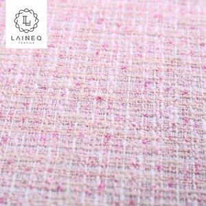 Tissus pour robes en tweed de coton chenille rose super doux de l'usine Tweed, <span class=keywords><strong>France</strong></span> - Product Image 2