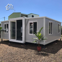Casa Modular Prefabricada de Alta Calidad con Nueva Tecnología, Estilo Arabia Saudita, Panel Sándwich con Marco de Acero Impermeable para Tiendas