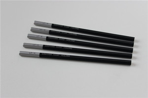 <span class=keywords><strong>Crayon</strong></span> promotionnel <span class=keywords><strong>crayon</strong></span> en bois noir de forme hexagonale avec extrémité en argent, <span class=keywords><strong>crayon</strong></span> en bois noir avec extrémité en diamant - Product Image 2