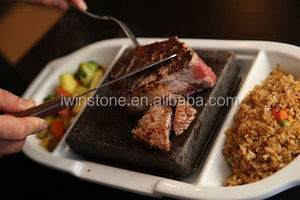 Plancha <span class=keywords><strong>para</strong></span> Asar de Restaurante, Ecológica, de Piedra Volcánica y Bambú <span class=keywords><strong>para</strong></span> Cocina Comercial - Product Image 2