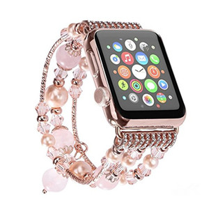 <span class=keywords><strong>Bracelet</strong></span> pour <span class=keywords><strong>Apple</strong></span> <span class=keywords><strong>Watch</strong></span> Band, <span class=keywords><strong>Bracelet</strong></span> de remplacement en perles de sport à la mode pour <span class=keywords><strong>Apple</strong></span> <span class=keywords><strong>Watch</strong></span> Femmes Filles 38mm/<span class=keywords><strong>42mm</strong></span> - Product Image 1