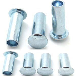 Hillman Group the Hillman 3/16X3/8 en acero <span class=keywords><strong>Remache</strong></span> tubular Chapado en zinc Semitubular Pan Head Remaches DIN 6791 Medio <span class=keywords><strong>agujero</strong></span> hueco - Product Image 6