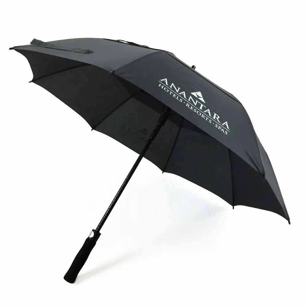 Promotionele Dubbele Laag Winddicht Koolstofvezel Duurzaamheid Sport Golf Paraplu
