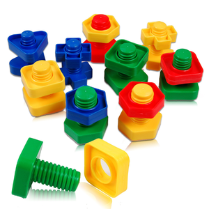 Juego de Tuercas y Tornillos de Plástico de Alta Calidad para el Desarrollo Mental de los Niños, con Caja - Product Image 2