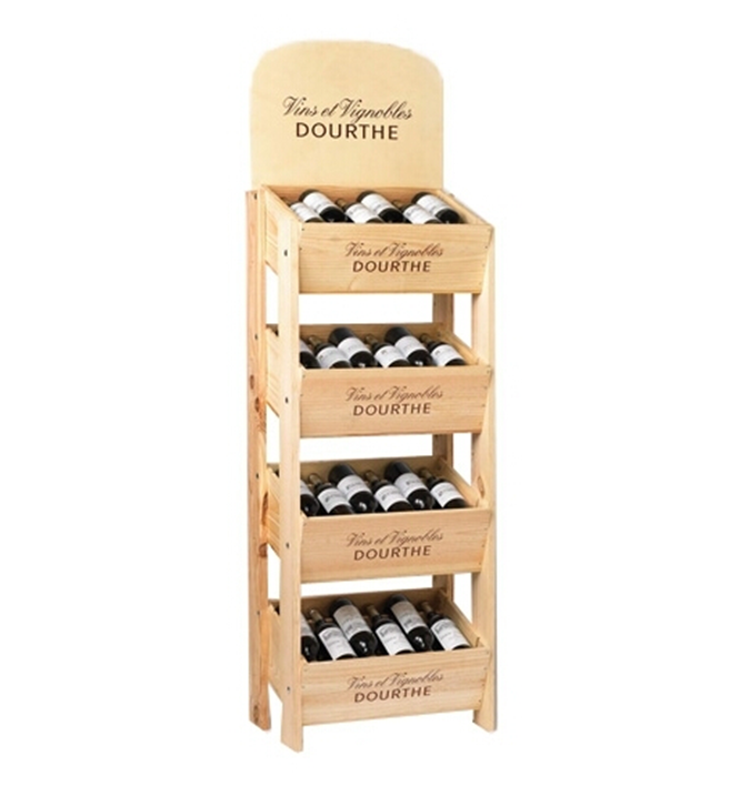 Hot Selling Double-sided Garment Rack MDF Material Store Display for Clothing Store — view 4