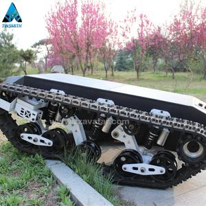 Вездеходное AVT-17T вездеходное резиновое гусеничное шасси гусеничный грузовой робот