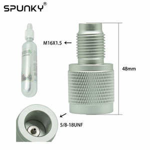 Adaptador <span class=keywords><strong>de</strong></span> Cartucho <span class=keywords><strong>de</strong></span> CO2 para <span class=keywords><strong>Paintball</strong></span>, Convierte 3/8-24UNF o 5/8-18UNF a Rosca <span class=keywords><strong>de</strong></span> Botella <span class=keywords><strong>de</strong></span> 88g - Product Image 6