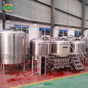 Tiantai 2000l Stoom Drie Vaartuigen Industriële Bierbrouwapparatuur Brouwerij Systeem - Product Image 6