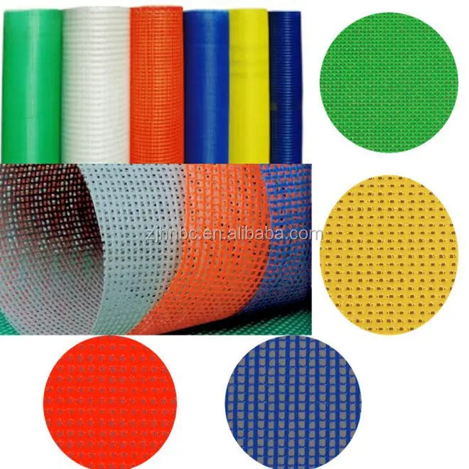 Manufacturer Fluorescent B1/NFPA 701 Flame Retardant Vinyl PVC Coated Polyester Mesh for Protective/ for Roof