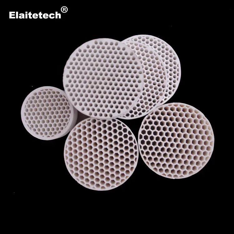 High thermal shock resistant industrial ceramic honeycomb filter plate