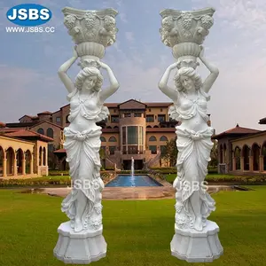 building decorative marble stone beautiful gate pillar design