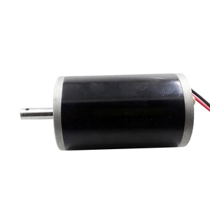 Alto Torque 24V DC Motor 6000rpm Cepillo Conmutación Imán permanente Construcción 8mm Diámetro del eje - Product Image 1