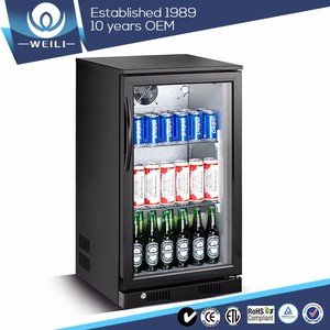 WEILI 118L puerta de cristal único back bar mini monster energy drink enfriador de cerveza - Product Image 3