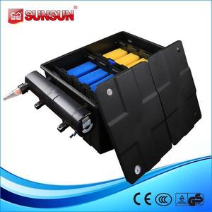 CBF-550 Eco-Friendly <span class=keywords><strong>Fish</strong></span> Pond Water Pump com Black Filter Box ABS Plastic Retangular Design para uso ao ar livre - Product Image 4