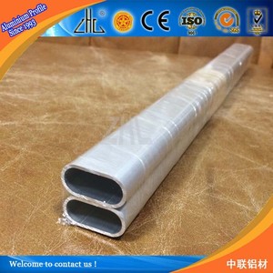 Perfil redondo de aluminio t5 6063, estructura de extrusión, tubo de aluminio hueco 6061 t6/Fabricante de extrusión de aluminio ovalado grande - Product Image 2