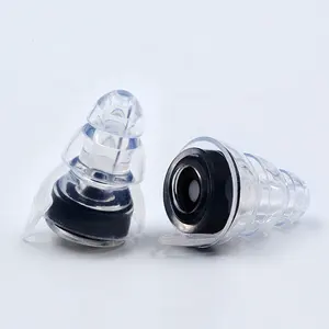 2020 plush silicon high fidelity ear plugs medical-grade silicone dust-proof hypoallergenic music non-toxic earplugs with cord