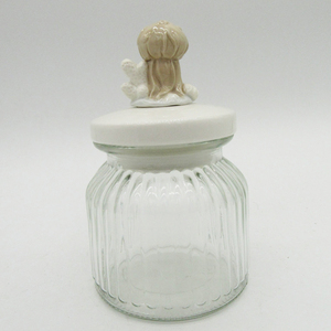 Usine vente directe 100 ml <span class=keywords><strong>cuisine</strong></span> pot de miel en verre avec couvercle en céramique - Product Image 5