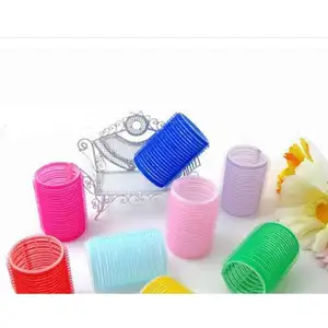 12PCS बड़ा स्वयं पकड़ बाल रोलर्स चिपटना किसी भी आकार DIY बाल Curlers