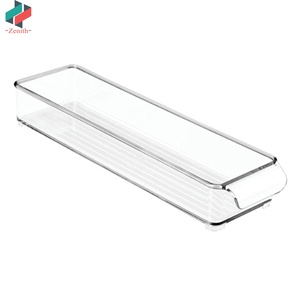 <span class=keywords><strong>Bac</strong></span> peu profond en PET transparent sans BPA de 1 à 3 L pour réfrigérateur, congélateur, tiroirs de placard, empilable, organisateur de <span class=keywords><strong>rangement</strong></span> de cuisine - Product Image 5