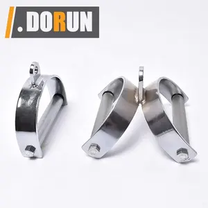 Barra de Remo Doble en Forma de D, Barra de Remo Curva, Barra de Ejercicio de Acero Resistente, Barra de Presión en Forma de <span class=keywords><strong>V</strong></span> Antideslizante para Tríceps - Product Image 1