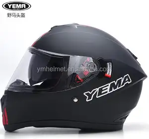 YM-830 двойной козырек шлем, полностью закрывающий лицо DOT мотоциклетный шлем