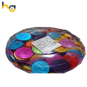 컬러 골드 알루미늄 호일 8011 동전 달걀 모양 초콜릿 포장 - Product Image 4