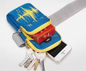 Multifunctional Outdoor Sports Armband Casual Arm Package Bag Cell Phone Bag Key Holder For iphone 7 Plus