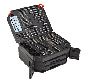 300 pc hss <span class=keywords><strong>drill</strong></span> bit piastrelle brasile Punte di Trivello del Chiodo Impact Driver Kit, Completo In Muratura Artigiano Strumento di Potere Accessori