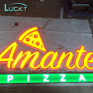 Iluminación Led personalizada con logotipo de marca 3D, señalización electrónica, luz acrílica completa, señal con letras - Product Image 1