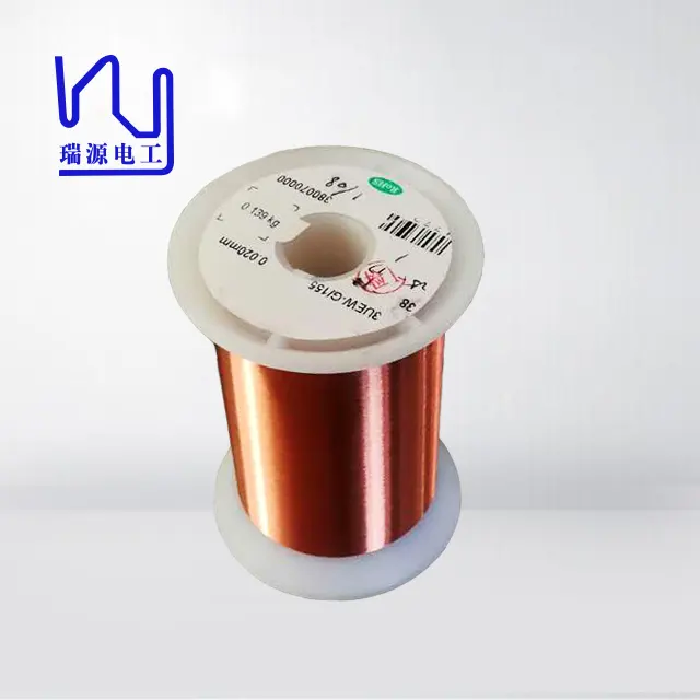 Cooper Ultra Fine Copper Wire, 0.02mm , 2UEW / 3UEW with Red Green Blue Color Magnet Wire Insulated Enamel Solid JIS/IEC/NEMA