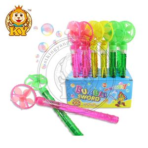 Wholesale blower windmill magic wand toys mini colorful wands soap toy bubble water toys kids water bubble wands for kids