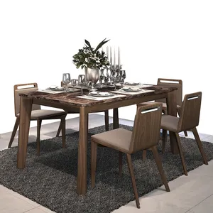 豪华优质现代餐厅木制房间餐桌