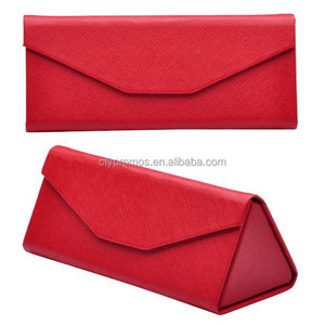 Mode Houten Folding Driehoek Zonnebril Doos Zonnebril Geval - Product Image 3