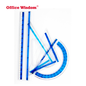 Bộ 9 Miếng Toán Học Với 2 La Bàn Kim Loại Bộ Văn Phòng Phẩm Trường Học - Product Image 6