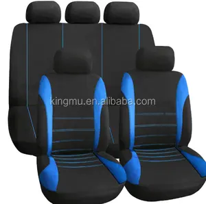 4 pcs/9 pcs Universal Car Seat ครอบคลุมอุปกรณ์เสริมที่นั่งสำหรับ Lada Volkswagen สีแดงสีฟ้าสีเทาสีเหลืองสีเขียว car Seat Protector