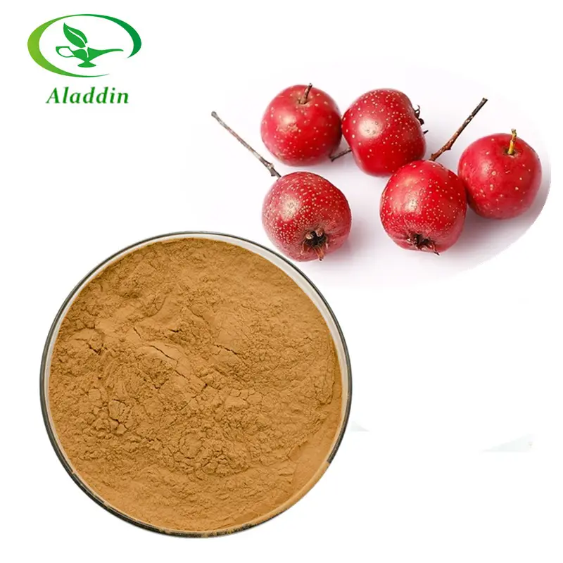 GMP Factory Supply 100% Natural Hawthorn Berry Extract Powder for Health Food
