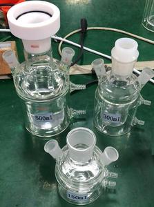 Toption 500ml đóng hai lớp lò phản ứng vỏ bọc cốc cho siêu âm <span class=keywords><strong>homogenizer</strong></span> - Product Image 6
