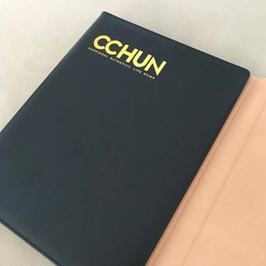 2024 Hot Sale A4 Document Organizer Personalized <strong>4</strong> <strong>Ring</strong> <strong>Binder</strong> with Genuine Leather Presentation Folder Faux Leather Portfolio - Product Image 2