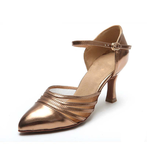 Chaussures <span class=keywords><strong>de</strong></span> <span class=keywords><strong>danse</strong></span> <span class=keywords><strong>de</strong></span> salon, tango, latin, en cuir verni noir, bout fermé, 8600038, 3 pouces - Product Image 2