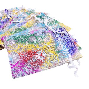 13*18cm Favore di Cerimonia Nuziale Del Partito Dei Monili Della Caramella Sacchetti di Colore Misto <span class=keywords><strong>Coralline</strong></span> Organza Sacchetti Regalo - Product Image 1